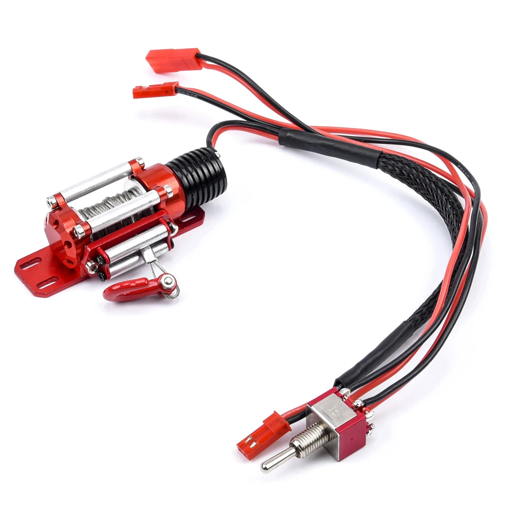 

AX48-металлическая лебедка 1/10 гусеничная лебедка беспроводной пульт дистанционного управления приемник для 1/10 RC гусеничный грузовик осевой RC4WD