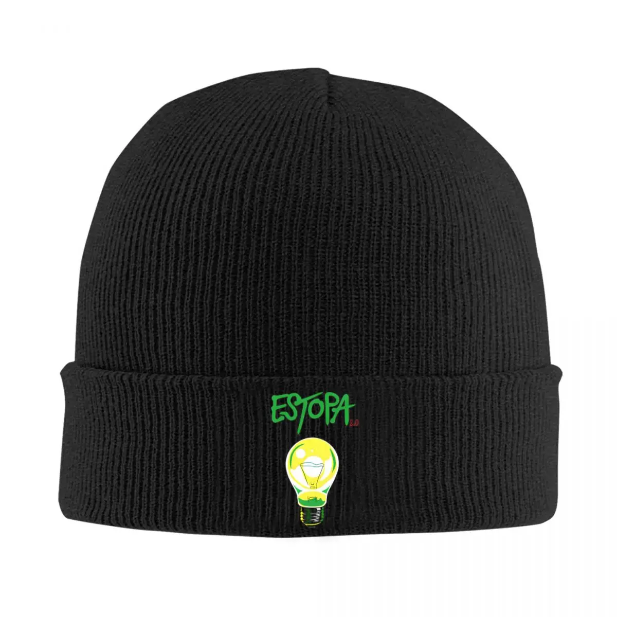 Estopa Rock Band Funny Bonnet Hats Knit Hat Female Male Funny Thermal Elastic Beanie Hats Spring Kpop Custom Cap