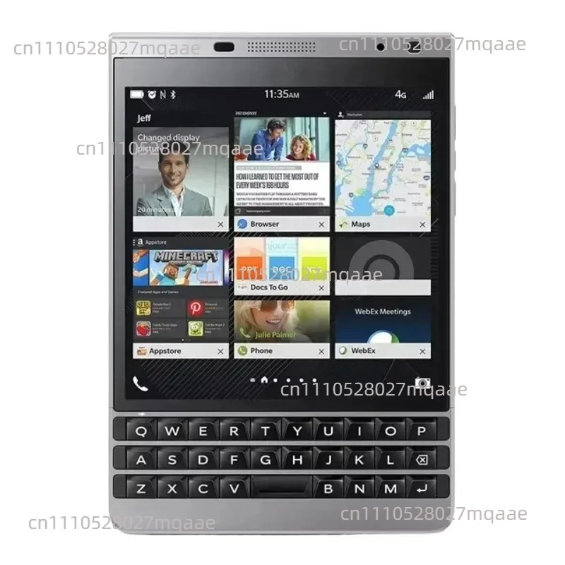 For BlackBerry Passport Q30 Silver 2nd Gen Original Cheap QWERTY Touchscreen Mobile Cell Phone Smartphone By Post 98 New