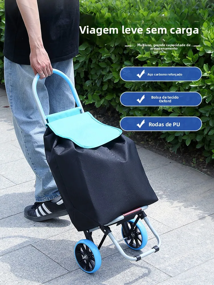 portable-lightweight-small-shopping-cart-handy-vegetable-buying-hand-pulled-truck-multi-functional-silent-folding-shopping-cart