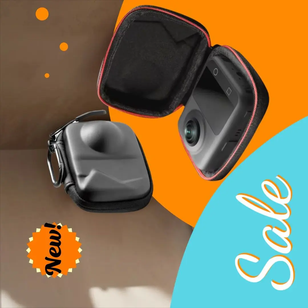 

Mini Portable Waterproof Storage Bag for DJI Osmo 360 Protective Fully Enclosed Case with Detachable Carabiner