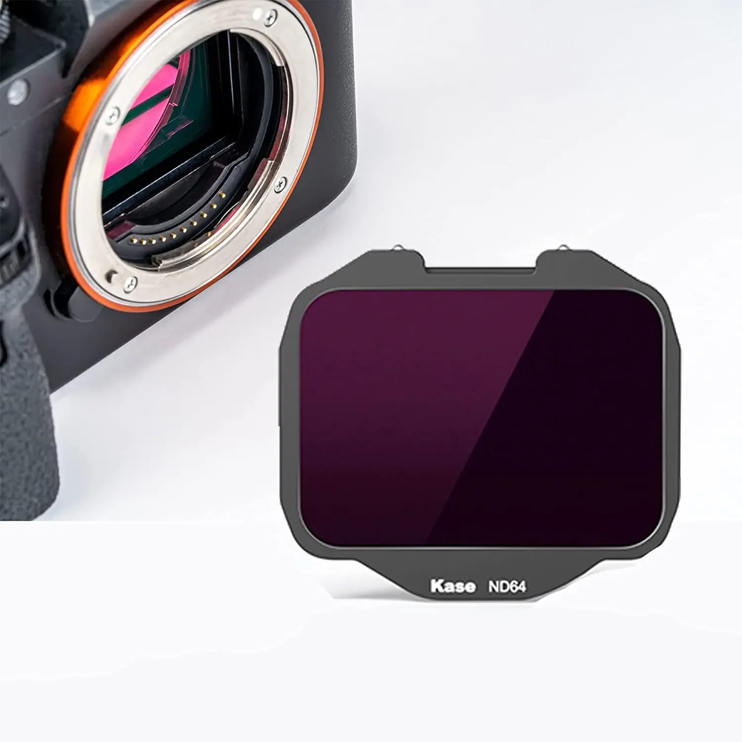 

Kase Clip-in ND64 фильтр, встроенная камера CMOS ND фильтр оптическое стекло для Sony A7 A7R A7RIII A7S A7II A7III A7IV A7RIV FX3 A9