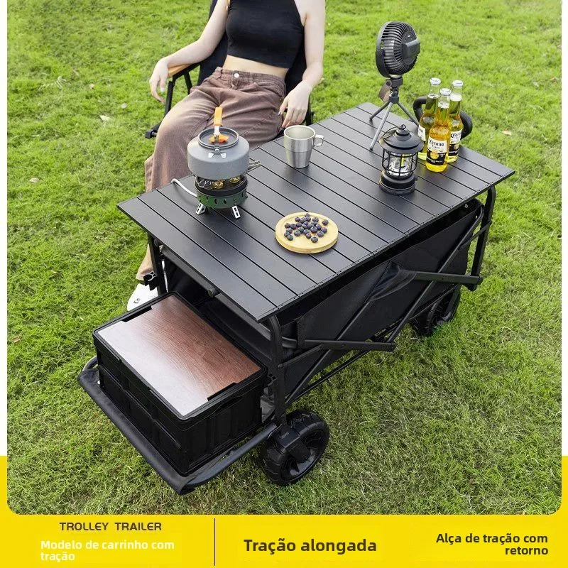camping-stacking-outdoor-hand-pulled-picnic-cart-portable-campground-trailer-pull-rod-multi-functional-camping-stall-car