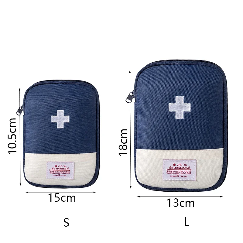 Home First Aid Small Medicine Kit Home Medicine Storage Travel Outdoor Mini Portable Small Box Medical First Aid Kit Pillsbox