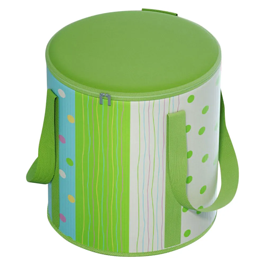 

Foldable Foot Bath Bucket Tub Collapsible Basin Green Dots Thickened Portable Spa Leg Wash Tool Foot Care