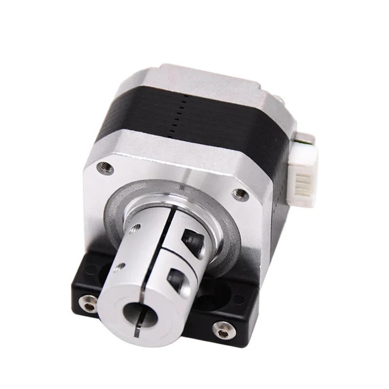 AM-For CR-10 / Ender-3 Kit Z-Axis Upgrade Stepper Motor With Mount Block Dual Type Wire And 5X8mm Rigid Coupling Kit