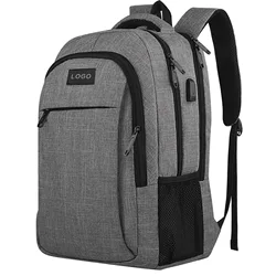 Hot-selling computer backpack large capacity multi-function usb backpack business laptop travel computer bag men