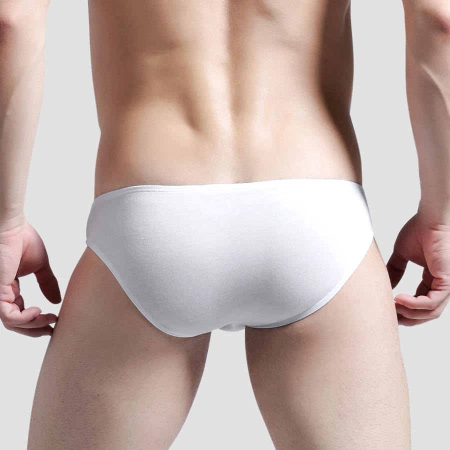 Men's Briefs, U-Pouch Modal Thin Stretch Sexy Low Rise Tight Narrow Waistband Underwear