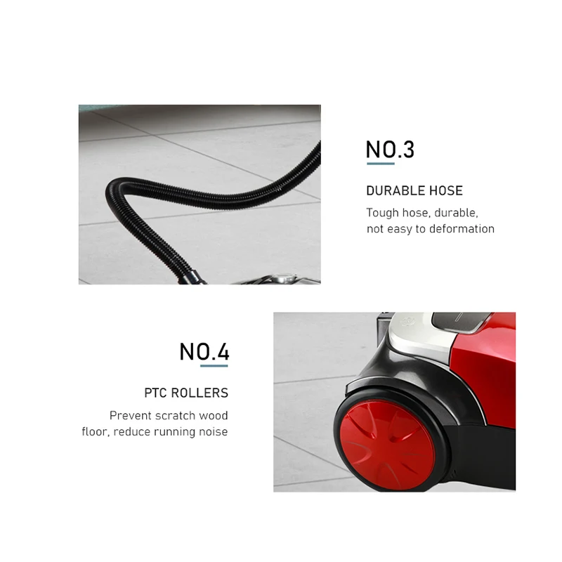 공장 OEM/ODM 700W 백형 사이클론 업라이트 스틱 핸드헬드 진공 청소기