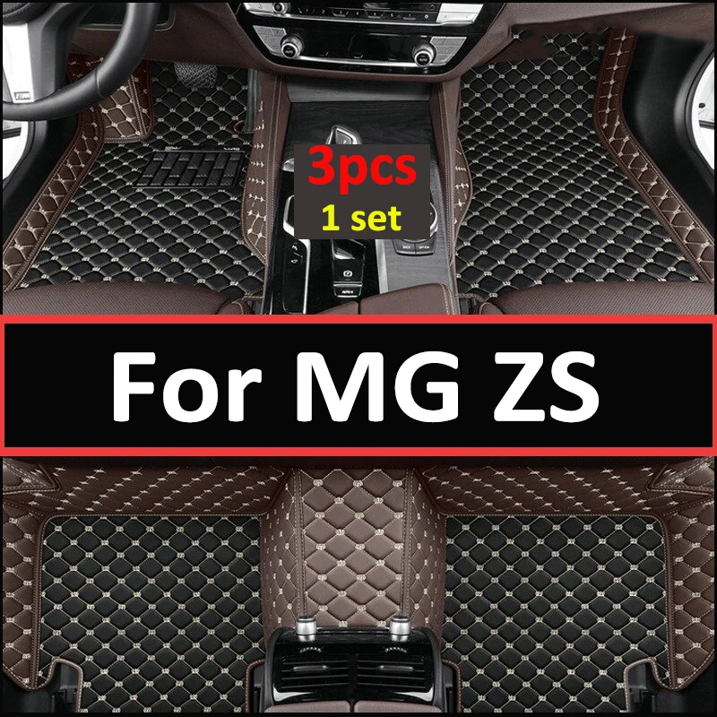 

Non-hybrid Car Mats For MG ZS ZX ZST Astor ZS11 Crossover 2018~2022 Waterproof Floor Mats Push Button handbrake Car Accessories