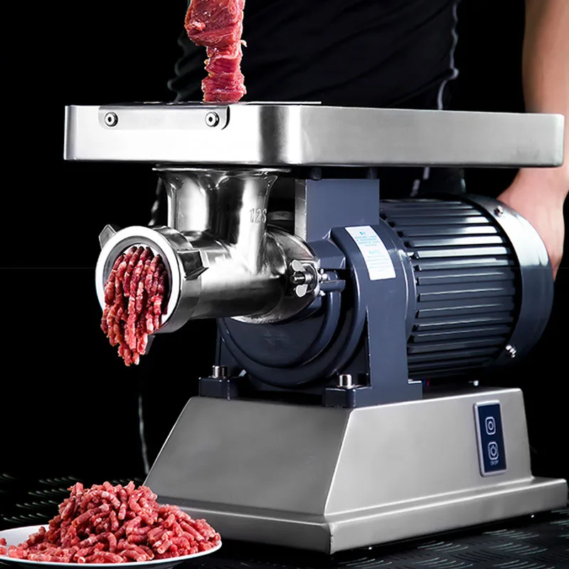 Hachoir à viande électrique de bureau, commercial, haute puissance, 1500W, 1800W, 2200W, arrête de la viande, farce de boulettes, lavement de viande