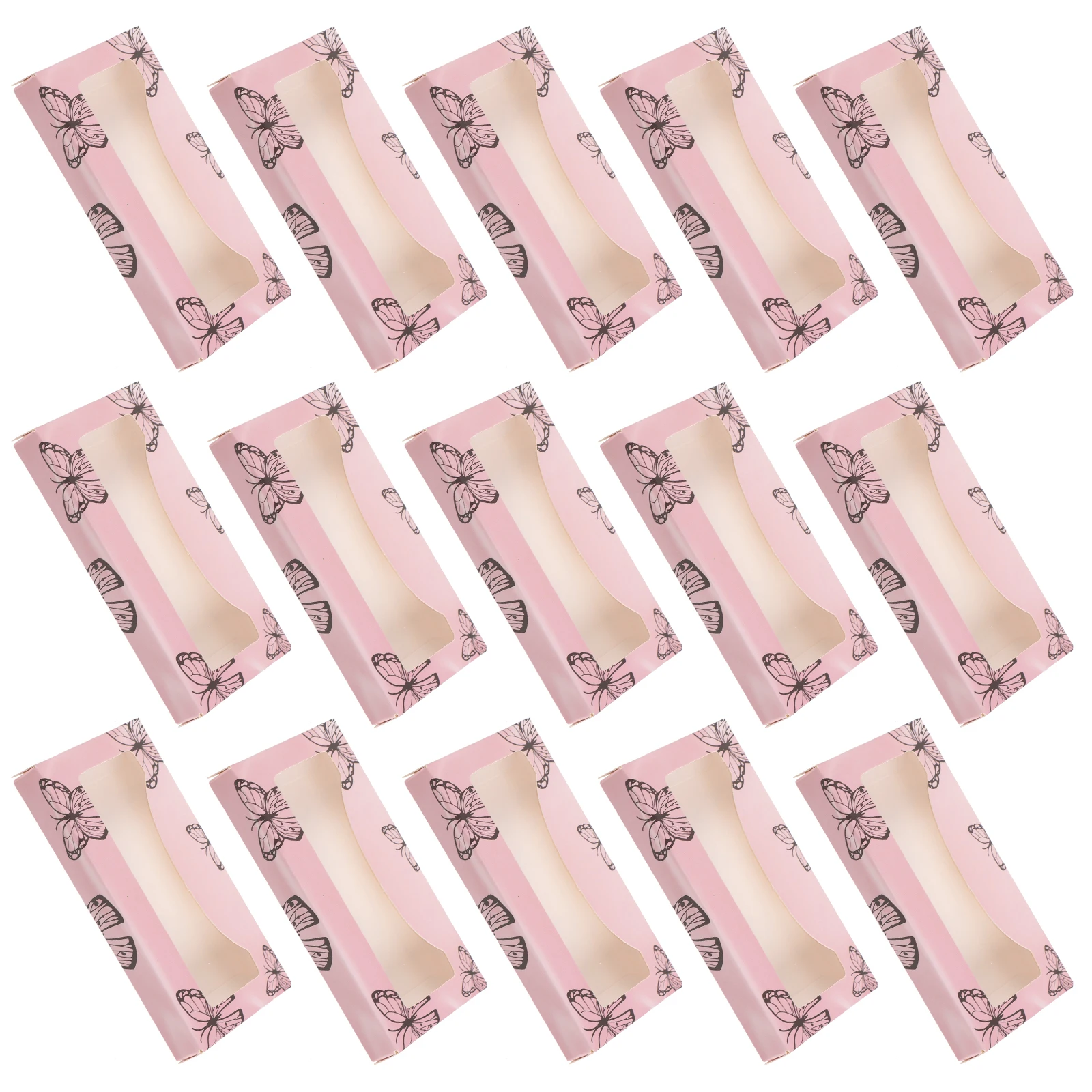 

30pcs False Eyelash Paper Box Lightweight Portable Storage Case Salon Home Use Butterfly lash holder eyelash organizer eyelash