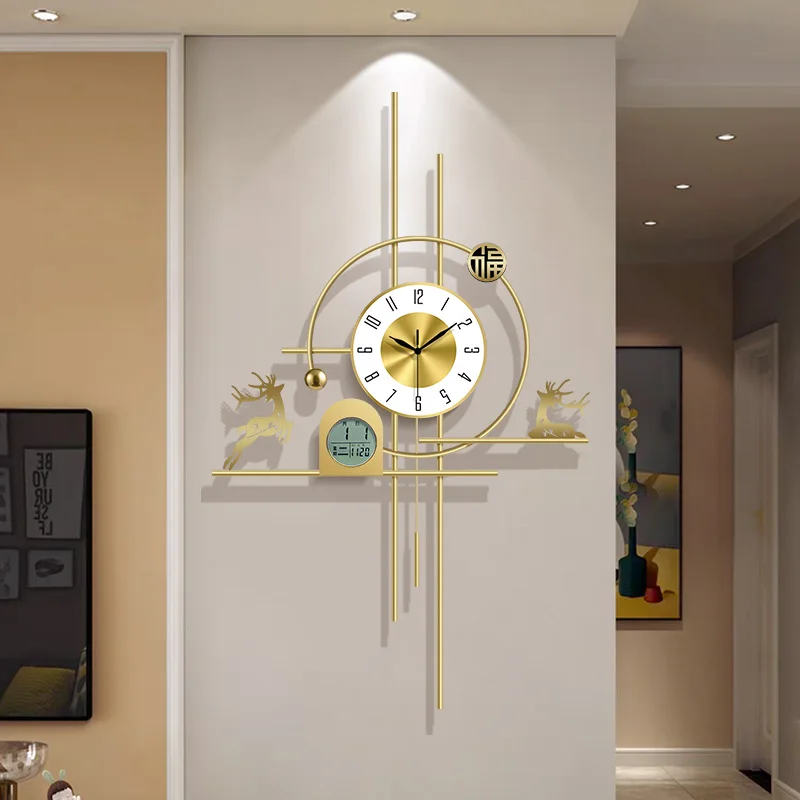 Quality Design Wall Watch Clock Luxury Design Modern Classic Wall Watch Clock Cute Stuff Horloge Murale Living Room Decoration