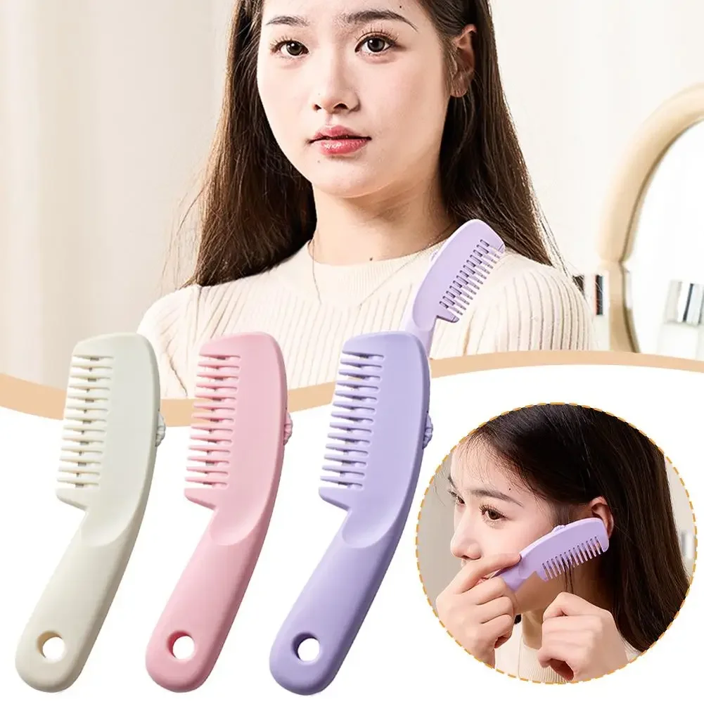 Dual‑Use Hair Thinning Razor Comb, Hair Cutting Styling Tool for Women, Bangs Trimmer Hair Shaper