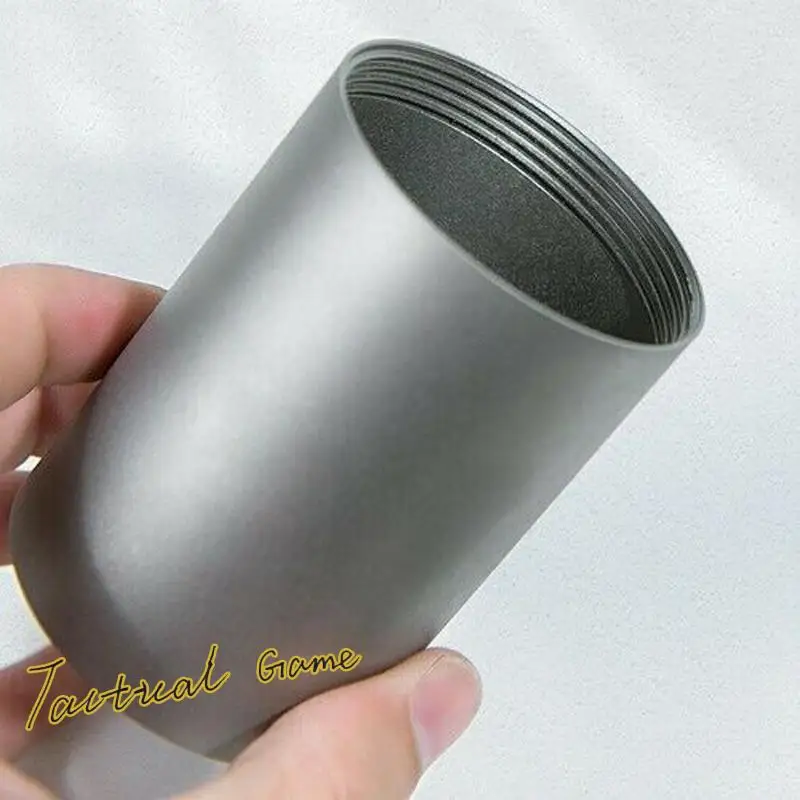 New Pure titanium tea canister Coffee bean perfume bottle tin TI storage box
