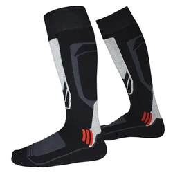 Calcetines térmicos de algodón para hombre y mujer, medias deportivas para niños, snowboard, ciclismo, esquí para adultos, piernas más gruesas y cálidas, invierno