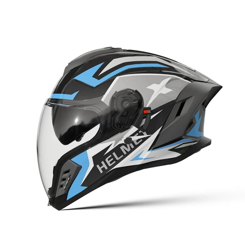 WTCX Motorcycle Helmet Full Face DOT Certified Convenient Water Helmet for Comfortable Riding Experience