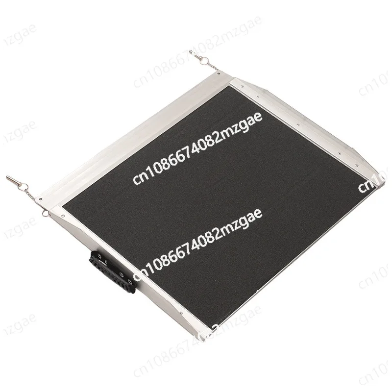 Barrier-free ramp wheelchair trolley upper step loading aluminum alloy ramp access plate
