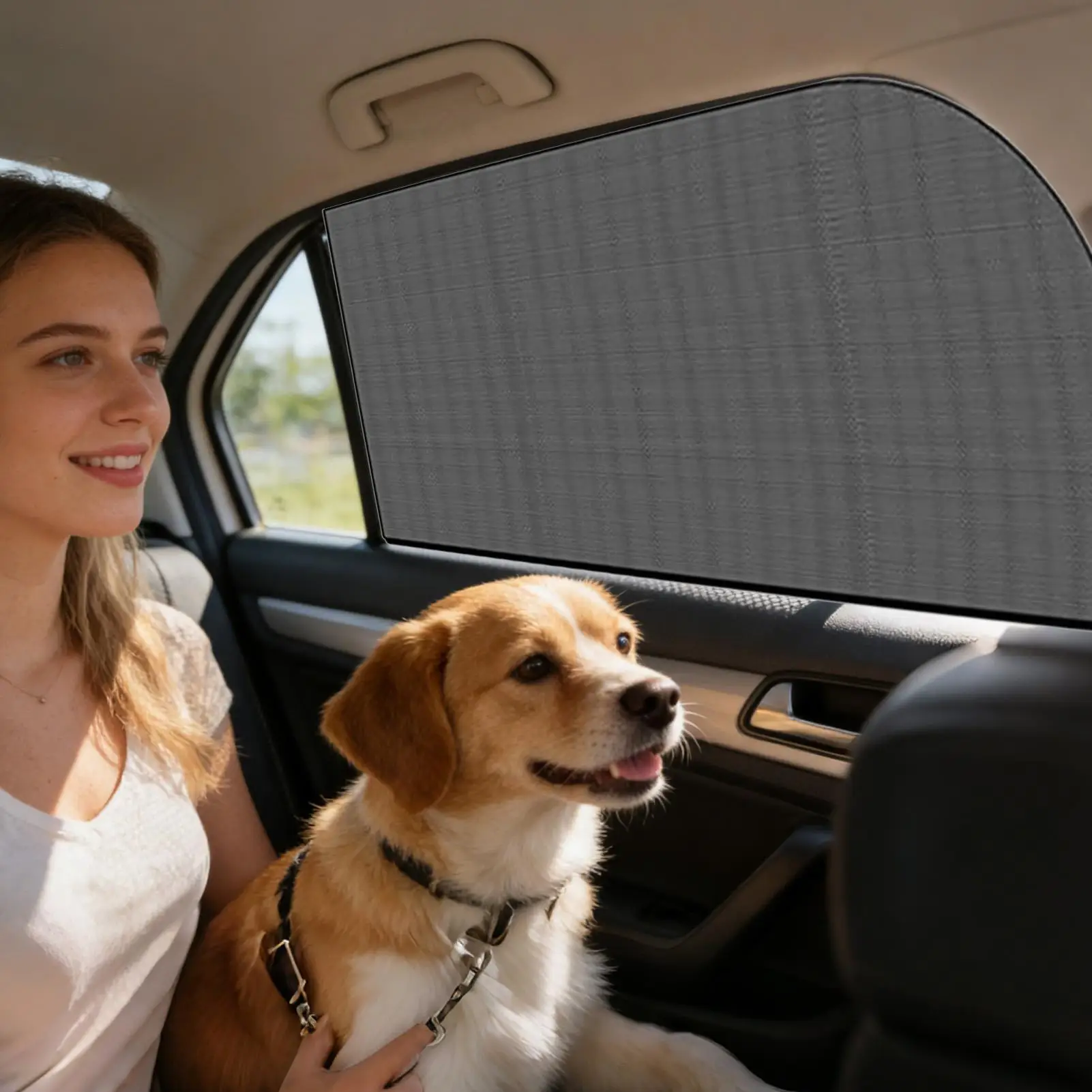 2Pcs Car Window Sunshade Cover Block  UV Protection Car Side Window Shade Sunshades Sun Shade Cover Visor Shield Screen