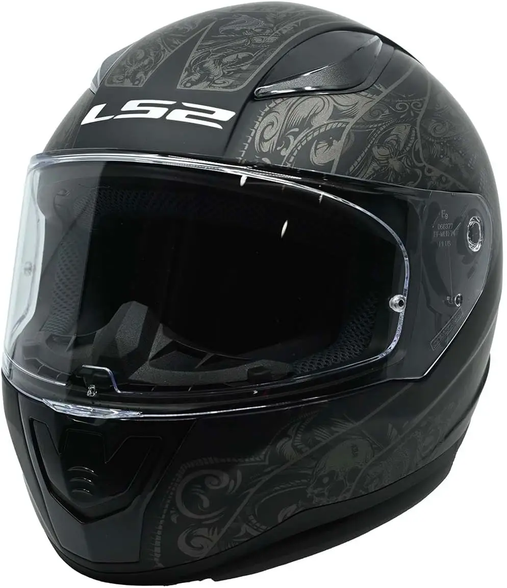 

Helmets Rapid II Full Face Motorcycle Helmet (Crypt Matte Black - X-Small)