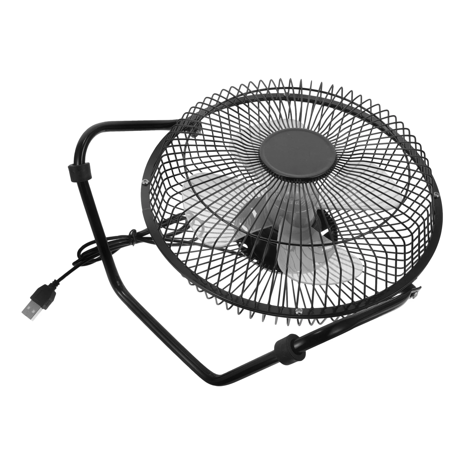 

Retro USB Fan 8 Inch 360 Degree Desktop Laptop Pc Mini Desk Cool Fan Instant Use No Charging Required