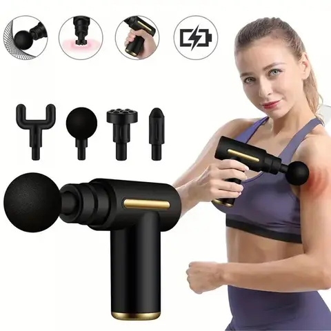 2025 Portable Fascia Gun Deep Tissue Massage Mini Lightweight Adjustable Speed Whole Body Massage Equipment 2025
