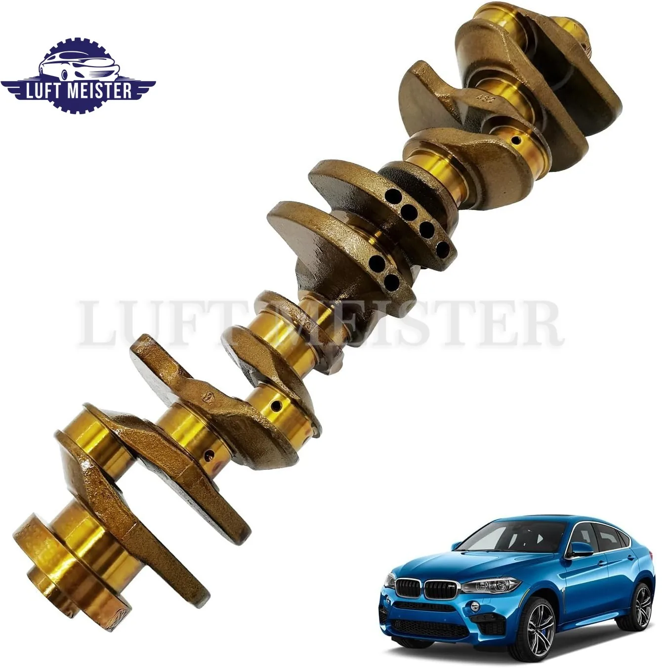 

1pc Engine Crankshaft For BMW E82 E84 E88 E90 E92 E93 F02 F06 F07 F10 F12 N55B30A N55B30 L6 3.0L 11217580483