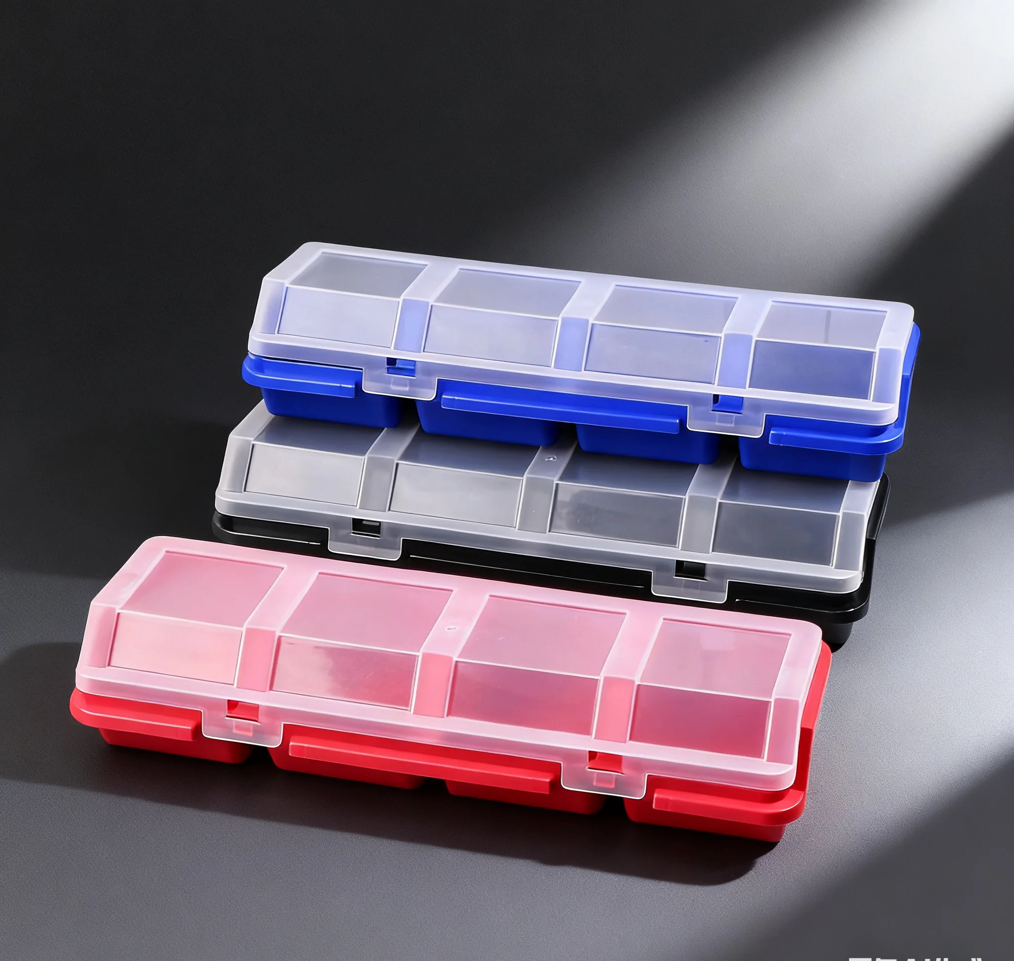 

Пластиковый органайзер для хранения, многокомпонентный футляр для оборудования для винтов, гаек, болтов, мелких деталей, аксессуаров