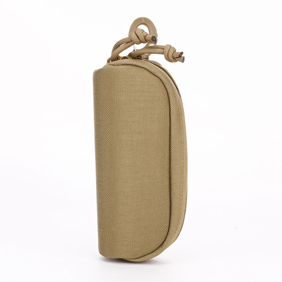 Outdoor portable glasses protection box, sunglasses box, Molle system small storage bag