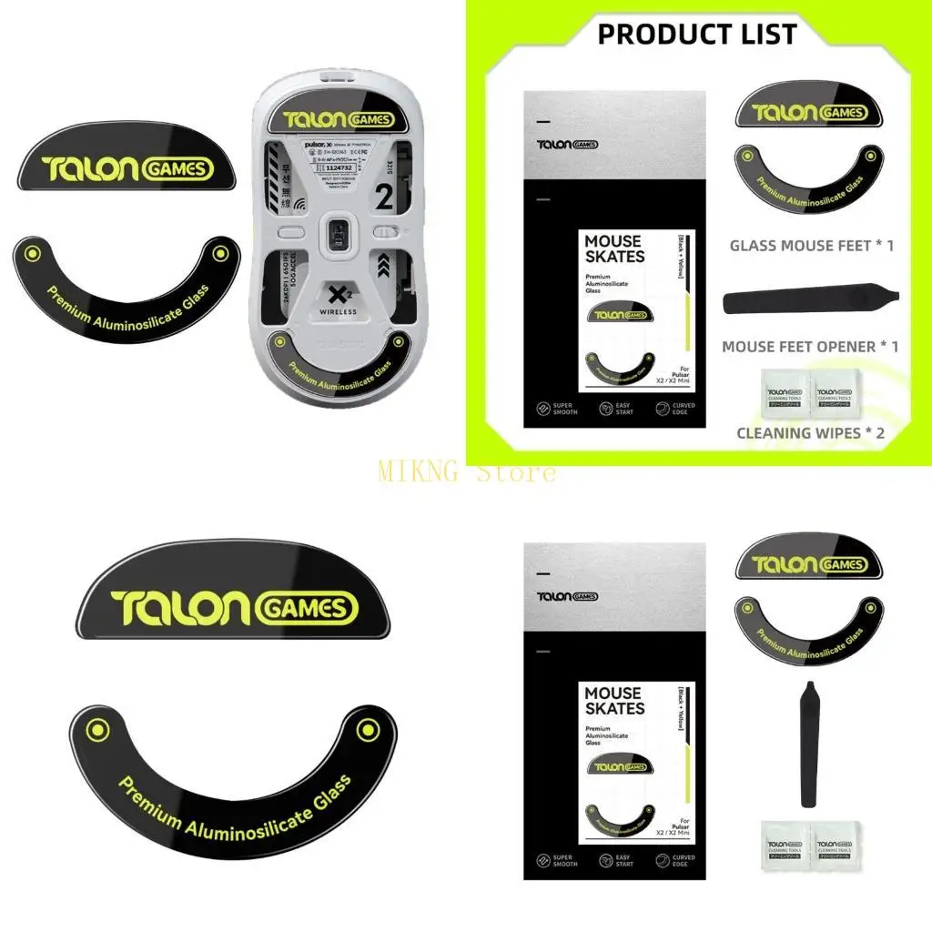

TALONGAMES 0,8 мм стеклянные ножки для мыши, коньки для мыши минимыши лучшая распродажа