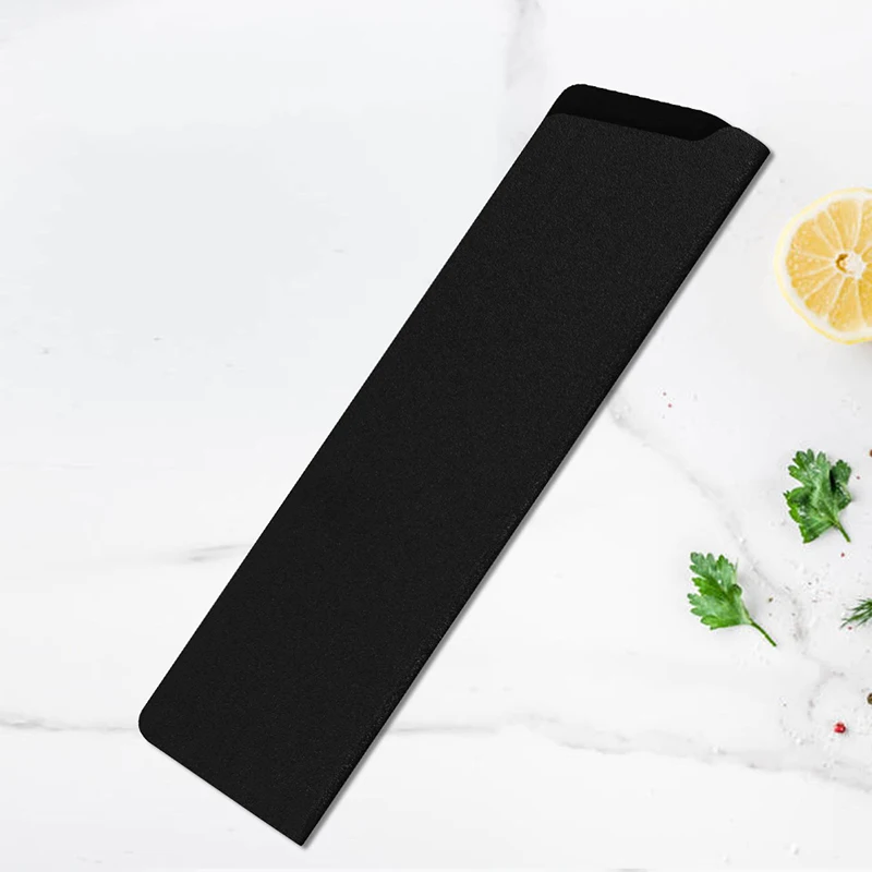 1PC Flocking Kitchen Knife Blade Protector Cover For 3.5-10 Inch Knives Case Practical Black Chef Fruit Knife Sheath Guard