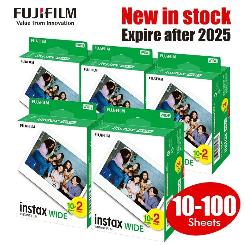 Fujifilm Instax Wide Film Wide Photo Paper For Fuji Instax Camera 210 300 500AF Lomography Wide  Link Wide Printer