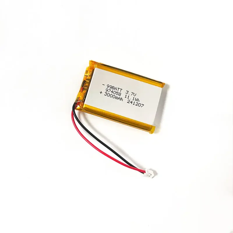10PCS 3.7V 3000mAh LiPo Polymer Battery 974058 104060 104058 Rechargeable Pack for GPS Navigator Speaker Model