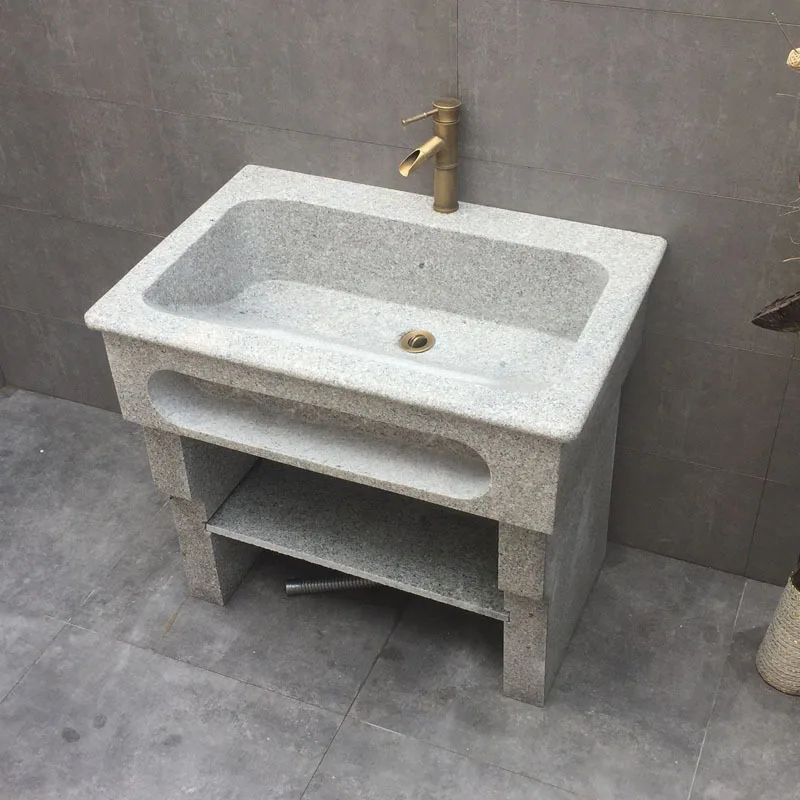 Marble laundry pool Full tilt washboard Stone laundry basin Outdoor sink Granite outdoor hand sink