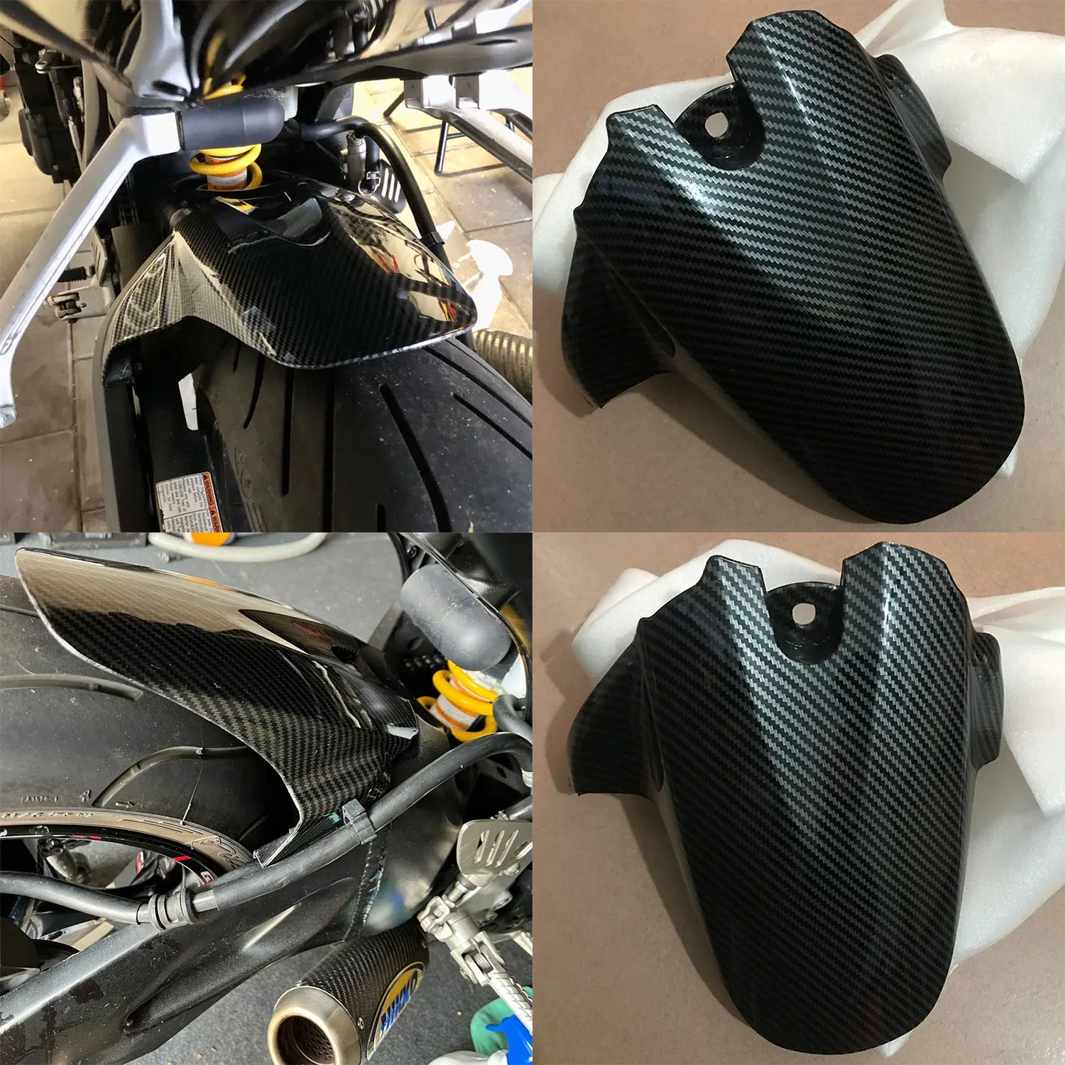 

For Suzuki GSXR600 GSXR750 GSXR 600 GSX-R 750 K6 K7 K8 K9 2006 -2009 2010 Rear Fender Hugger Cover Mudguard Guard Cowl Fairing