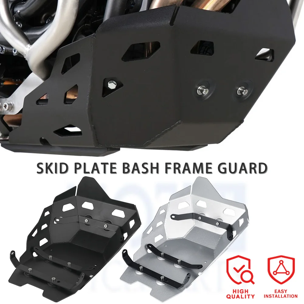 

Motorbike Parts Motorcycle Accessories Skid Plate Bash Frame Guard For YAMAHA TENERE 700 TENERE700 T7 Rally 2019-2021 Aluminum