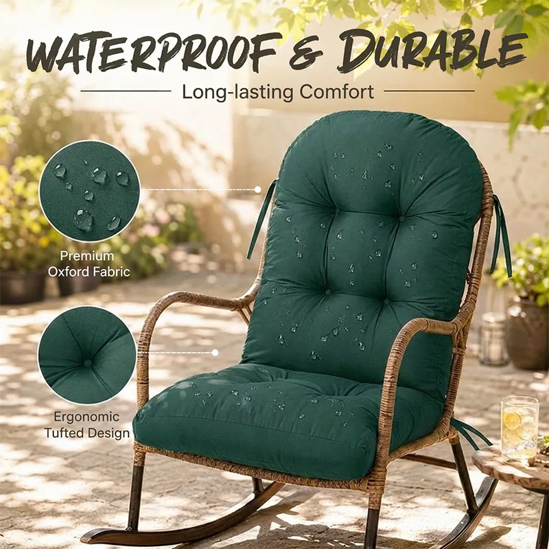 Recliner Seat Cushion Simple Wind Seat Cushion Available Rocking Chair Lunch Break Chair Folding Chair Cushion Beach Chair