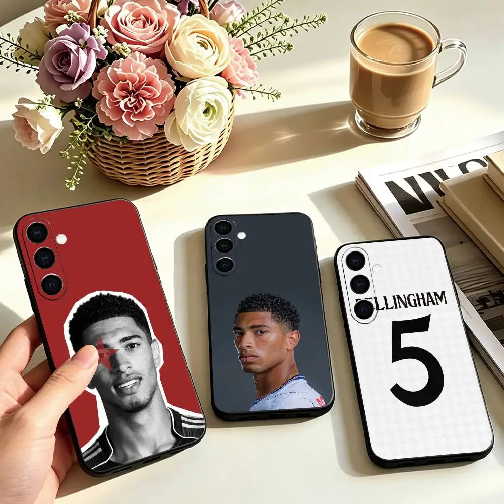 Soccer Superstar Jude Bellingham Phone Case For Samsung Galaxy A73,A72,A71,A70,A53,A52,A51,Others Soft Black Cover Gift