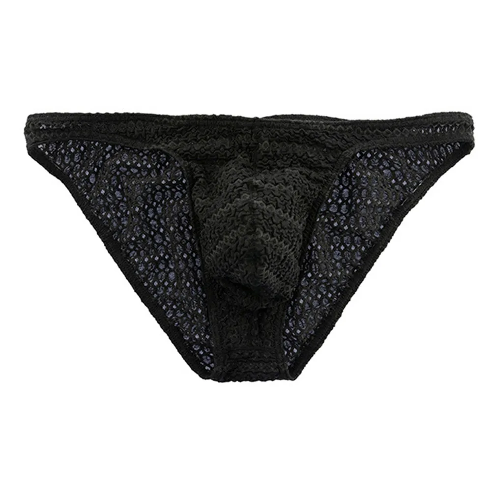 

Mesh Breathable Briefs Man Pouch Underpants Lingerie Ropa Interior Hombre Gay Underwear Sissy Panties For Men Sexy Briefs