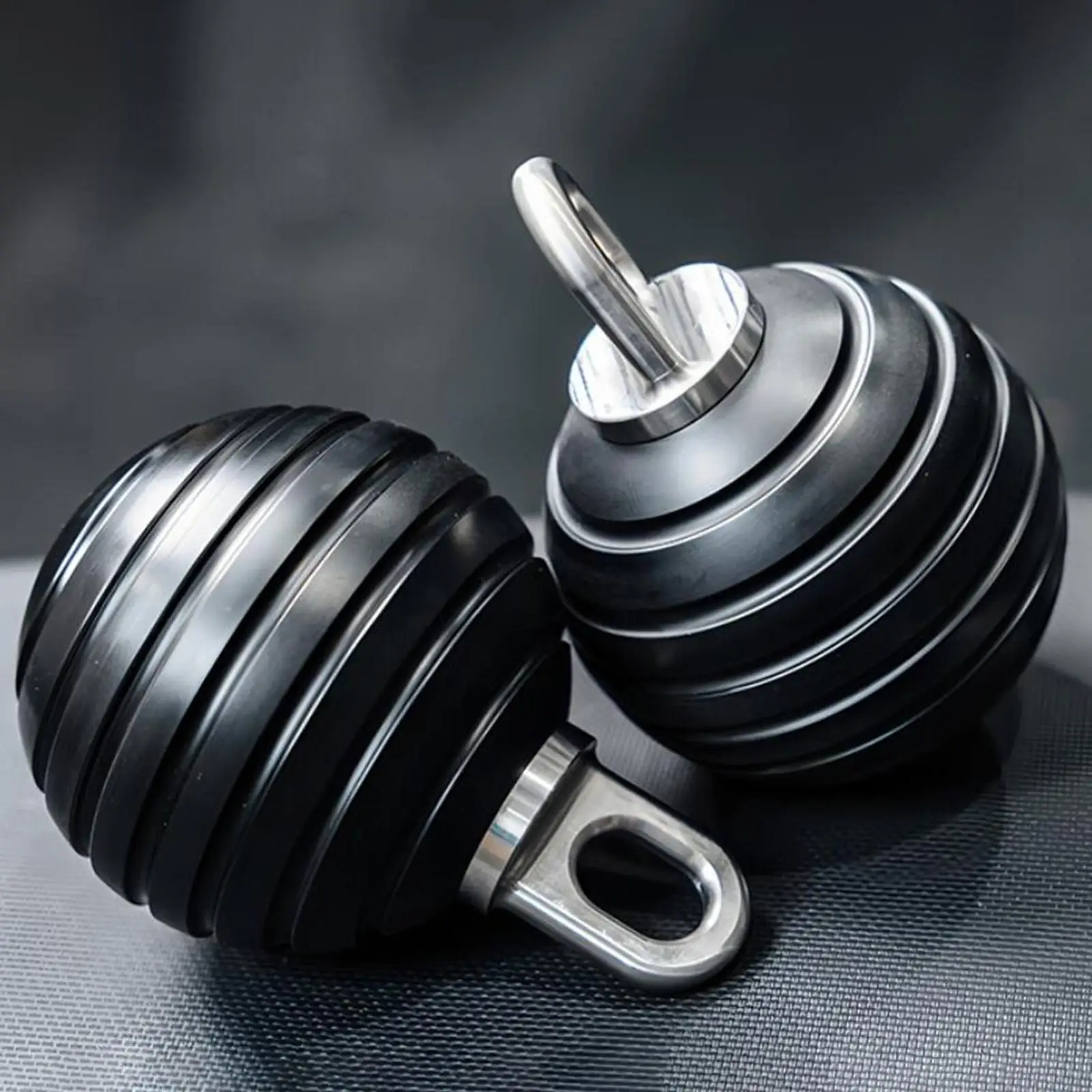 home-gym-workout-pull-up-grips-pom-stainless-steel-power-ball-for-barbell-rod-muscle-reinforcement-training
