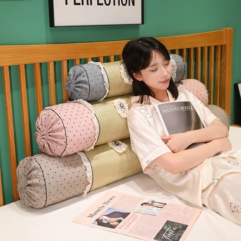 60cm Breathable Ice Vine Flower Plush Cushion Office Home Sleeping Plush Pillow Decorative Throw Pillow Holiday Gift