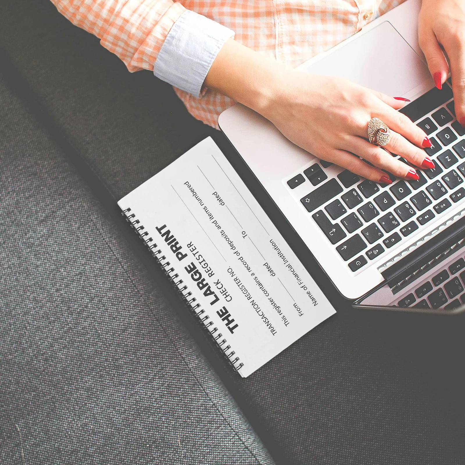 كتاب مخطط التتبع المالي، دفتر ملاحظات محمول لإدارة النفقات الملفية للاستخدام التجاري اليومي والشهري #5