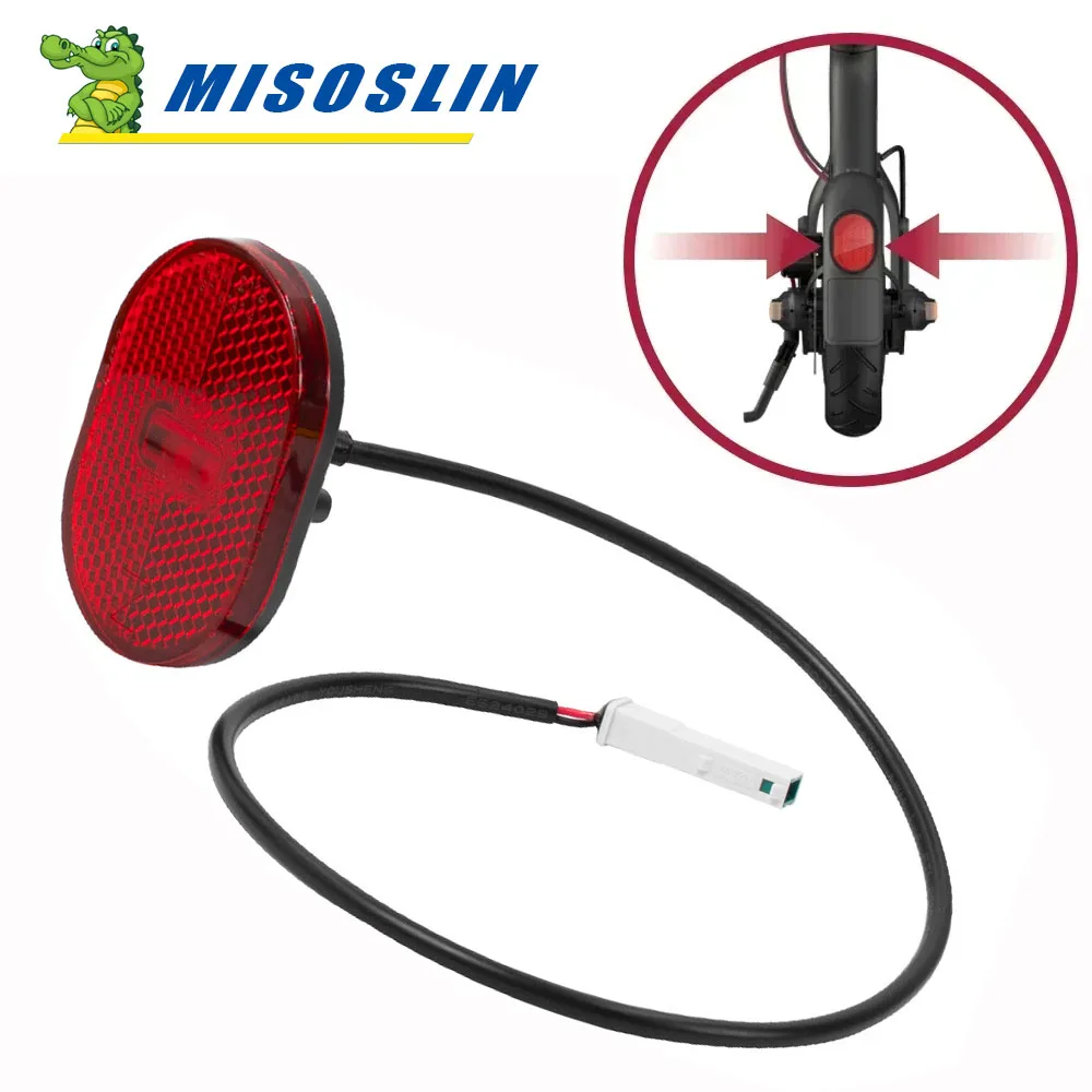 Fender Luz Traseira para Xiaomi 4 Pro, lanternas traseiras Scooter Elétrico, Lâmpada Traseira de Segurança, LED Warning Stoplight, Mudguard Brake Light