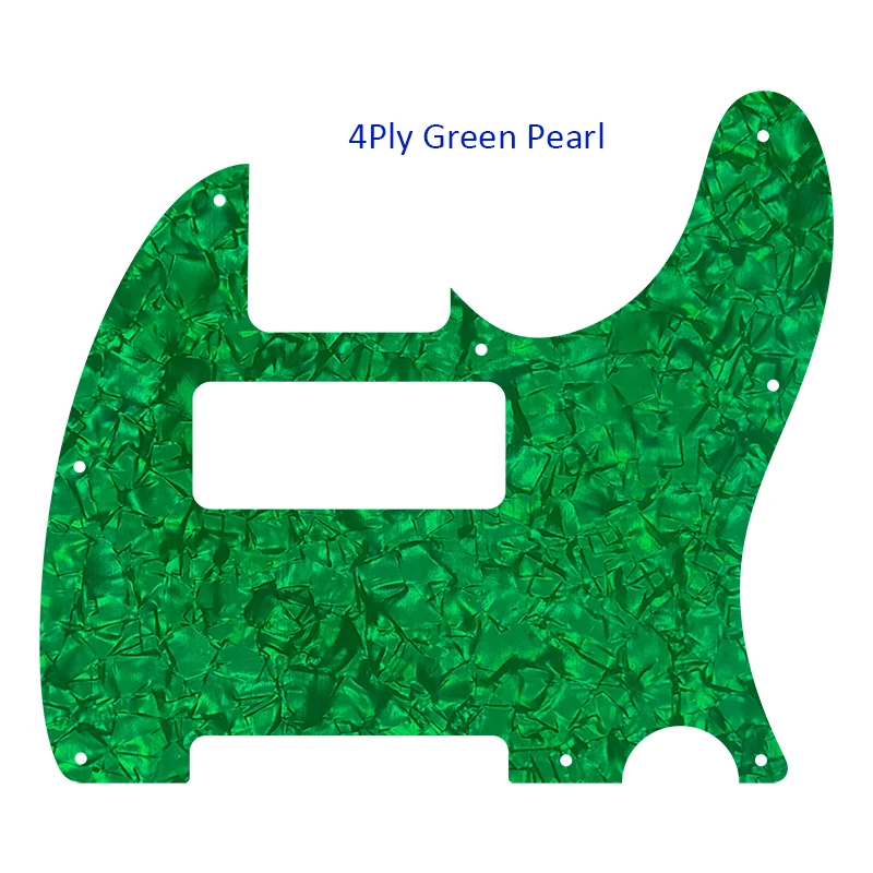 Pleroo CUSTOM Guitar Parts -For US Standard 8 Screw Holes P90 Tele Telecaster Guitar Pickguard Scratch Plate, Multicolor Choice