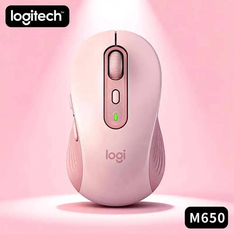 

Беспроводная мышь Logitech M650, бесшумный щелчок, эргономичный дизайн, 2,4 ГГц, Bluetooth, мультиустройство для офиса, дома, ПК, ноутбука