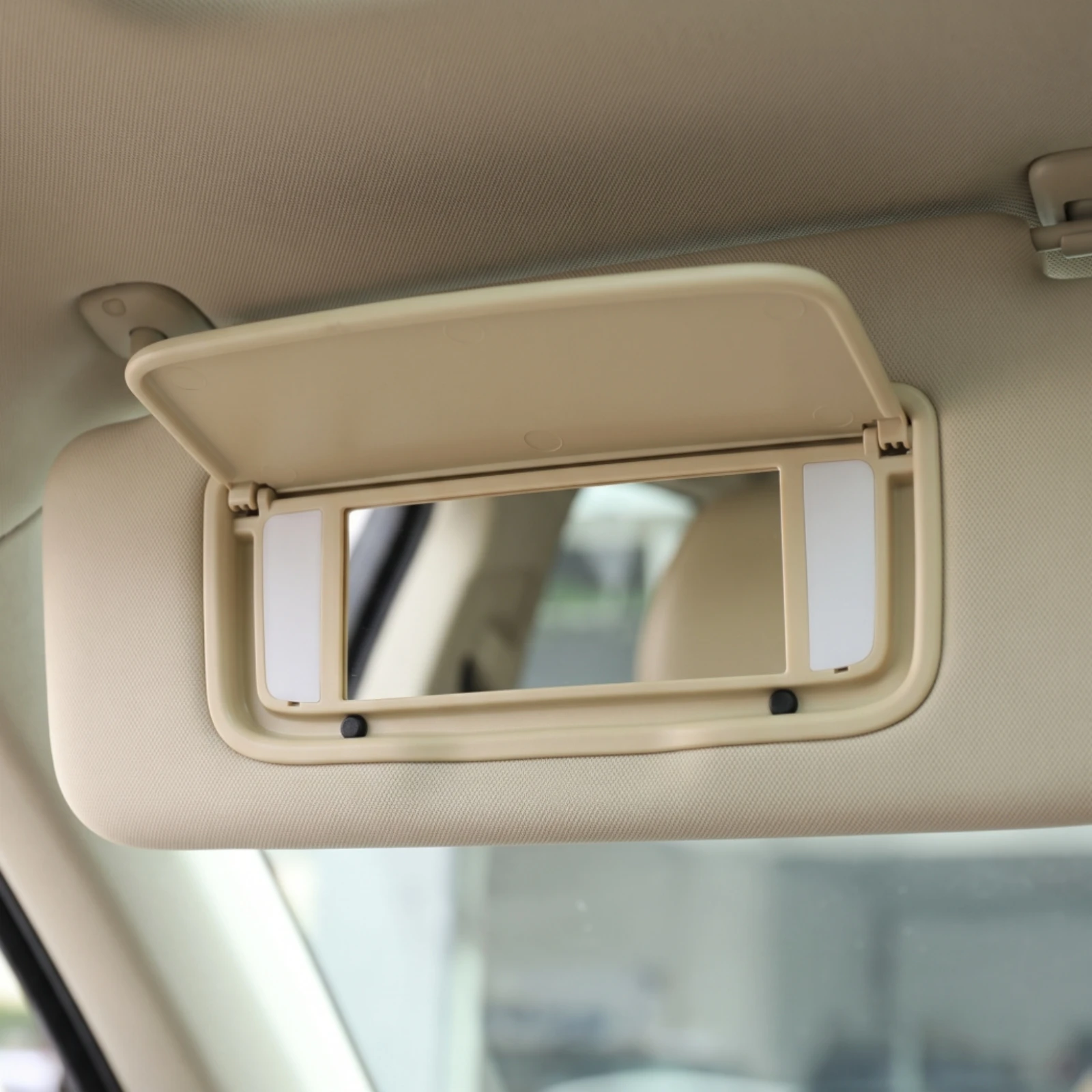 Sun Visor Vanity Mirror Cover OEM-Quality Visor Vanity Mirror Cover Hinged Molded for Car Owners