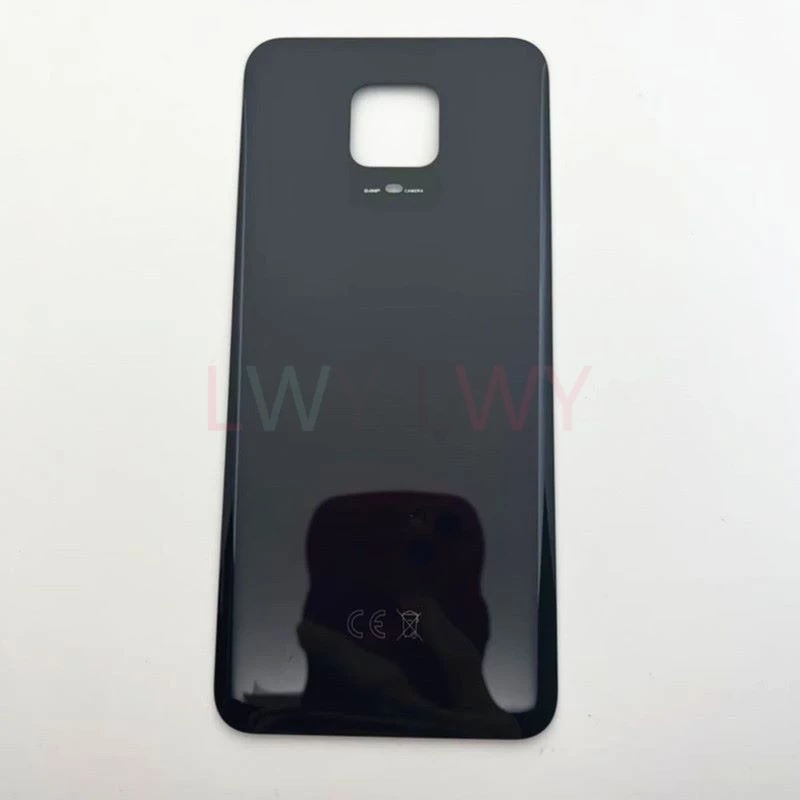 Battery Cover Door For Xiaomi Redmi Note 9S / Note 9 Pro Max  Rear Glass Housing Case Back Battery Cover Replace (64MP CAMERA)