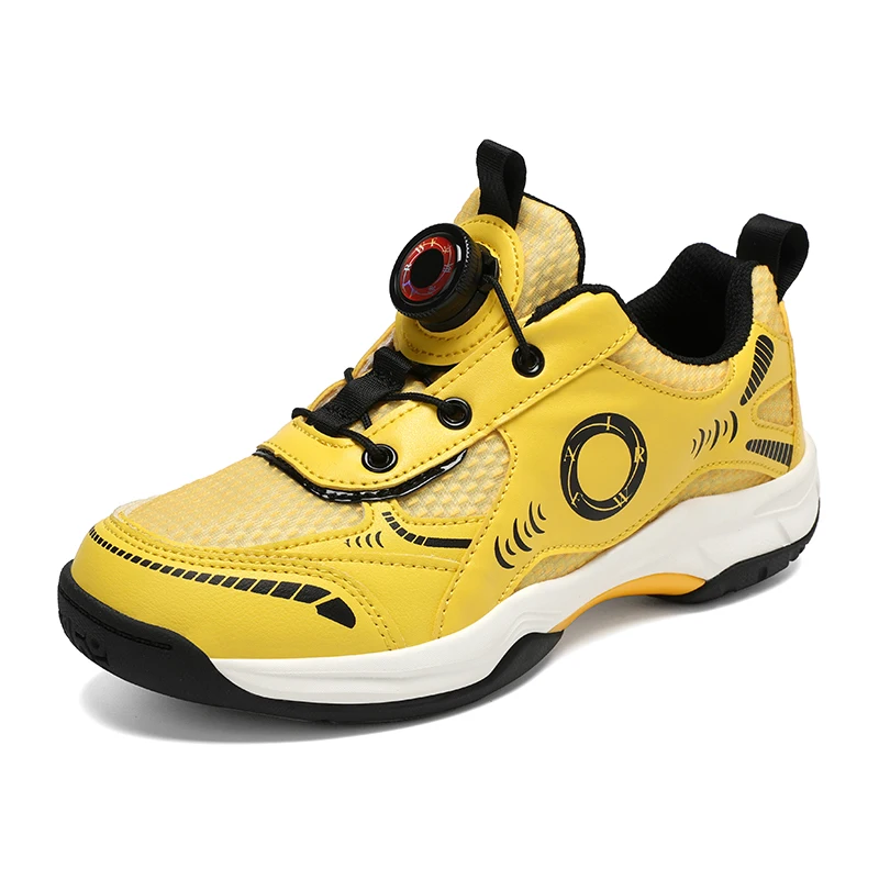 

Teenagers Badminton Training Shoes Ultra Light Breathable Wear-resistant Sneakers Kids Indoor Outdoor Athletic Sport Shoes