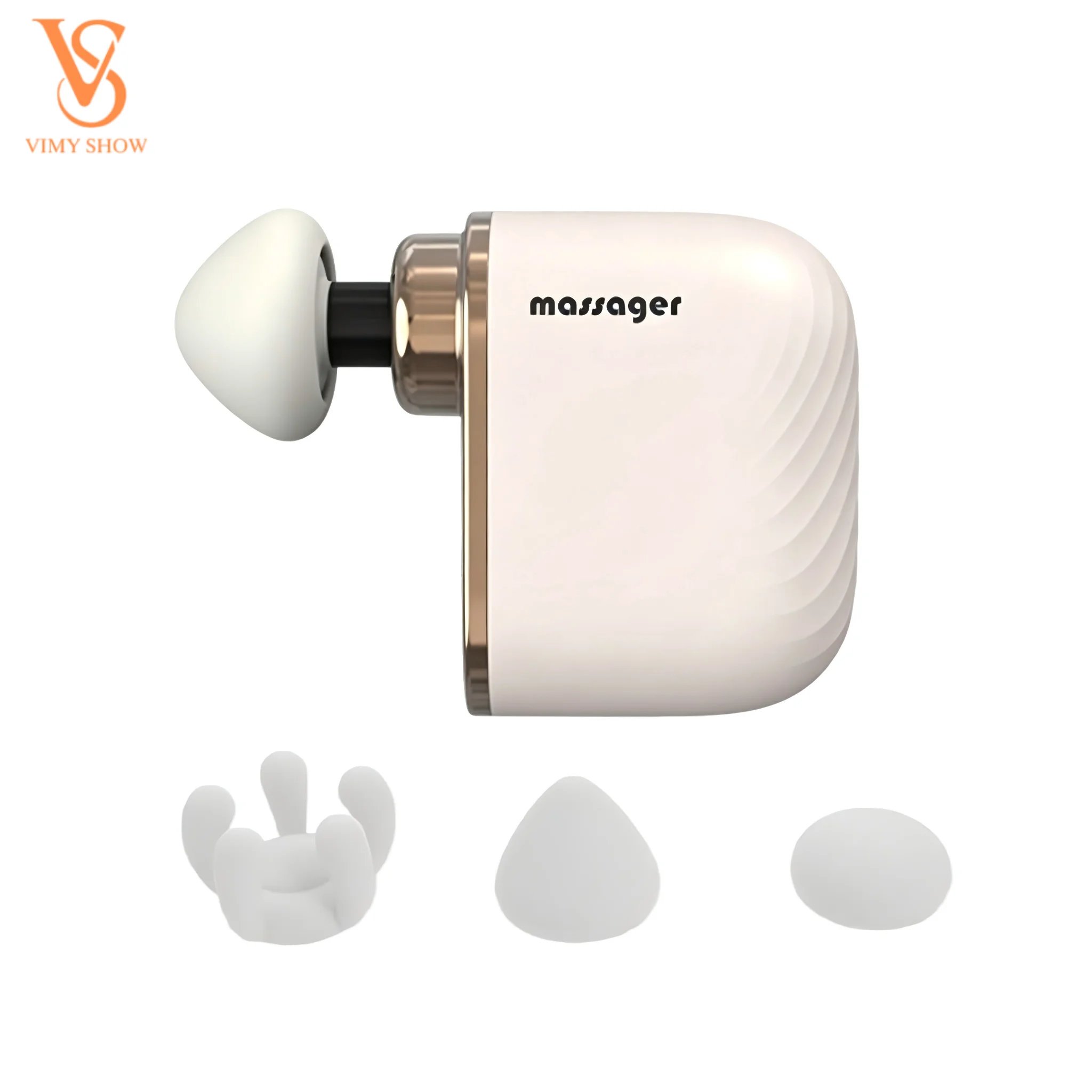 Mini Pocket Fascia Gun High Frequency Vibration Body Massage Gun Portable Muscle Relaxation Deep Tissue Percussion Massager