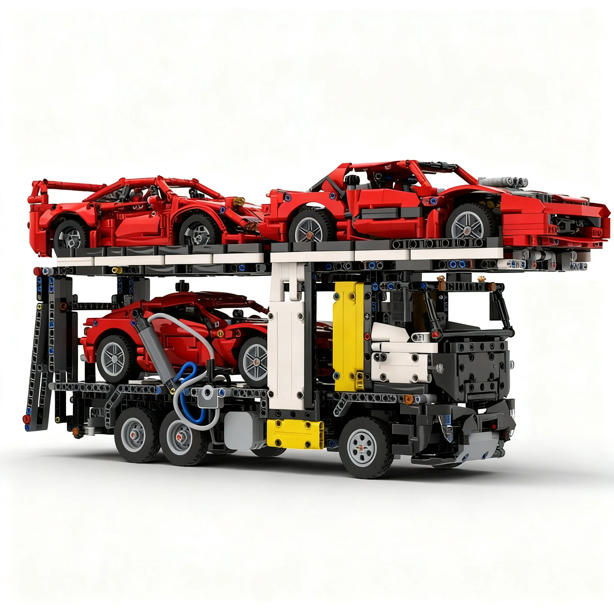 1369pcs MOC Technical Car Transporter Model Building Blocks Architecture Toy Christmas Gift Education Art Collection Brick Craft